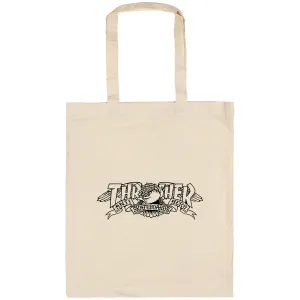 ANTIHERO X THRASHER TOTE BAG NATURAL