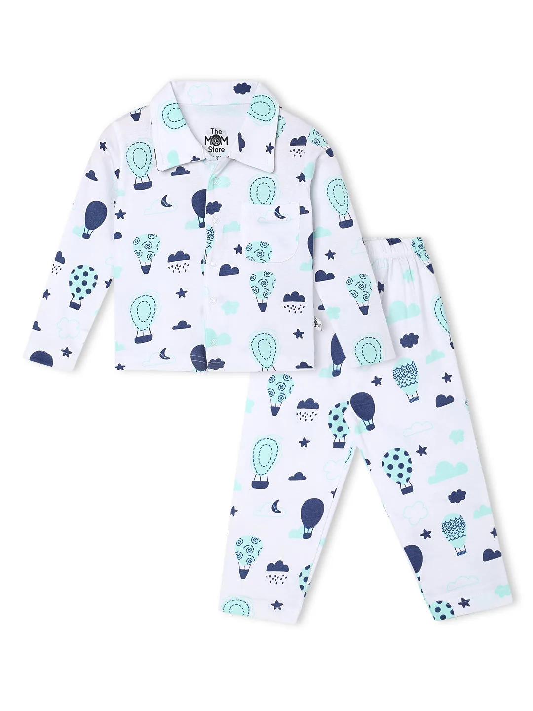 Baby and Kids Pajama Nightsuit Set - Up in the Air