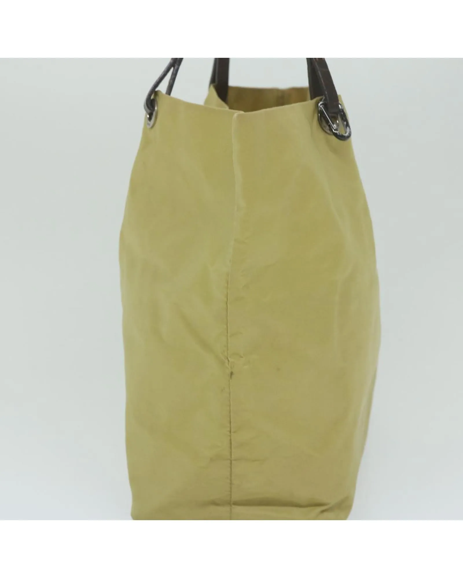 Beige Nylon Tote Bag by Fendi