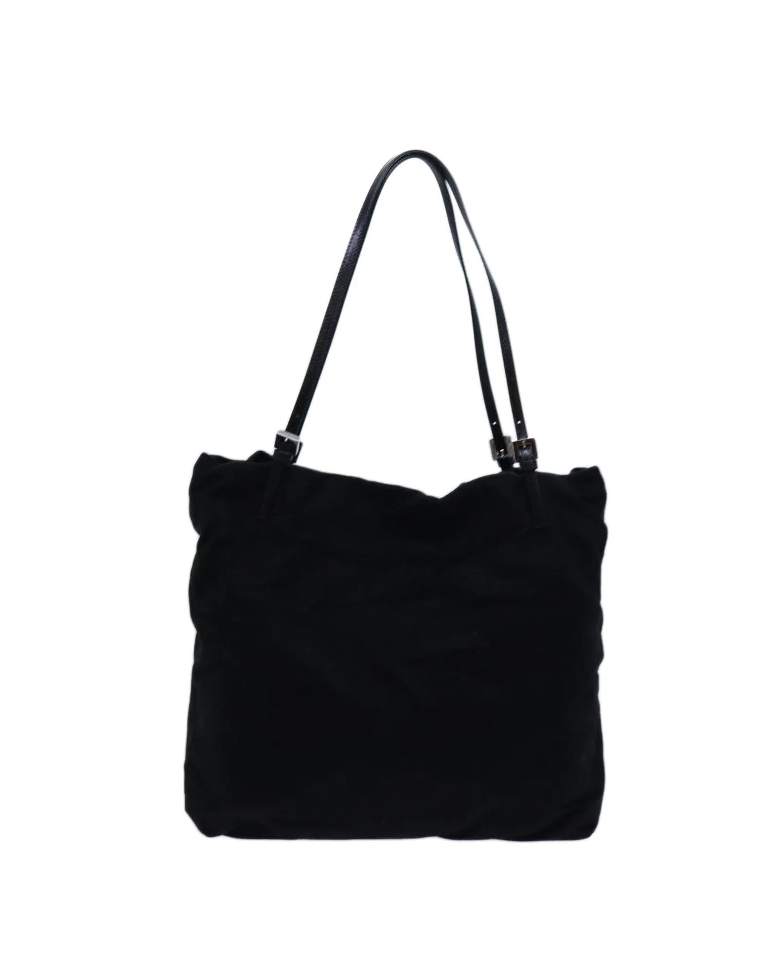 Black Wool Tote Bag by FENDI