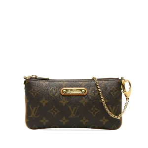 Brown Louis Vuitton Monogram Pochette Milla MM Shoulder Bag