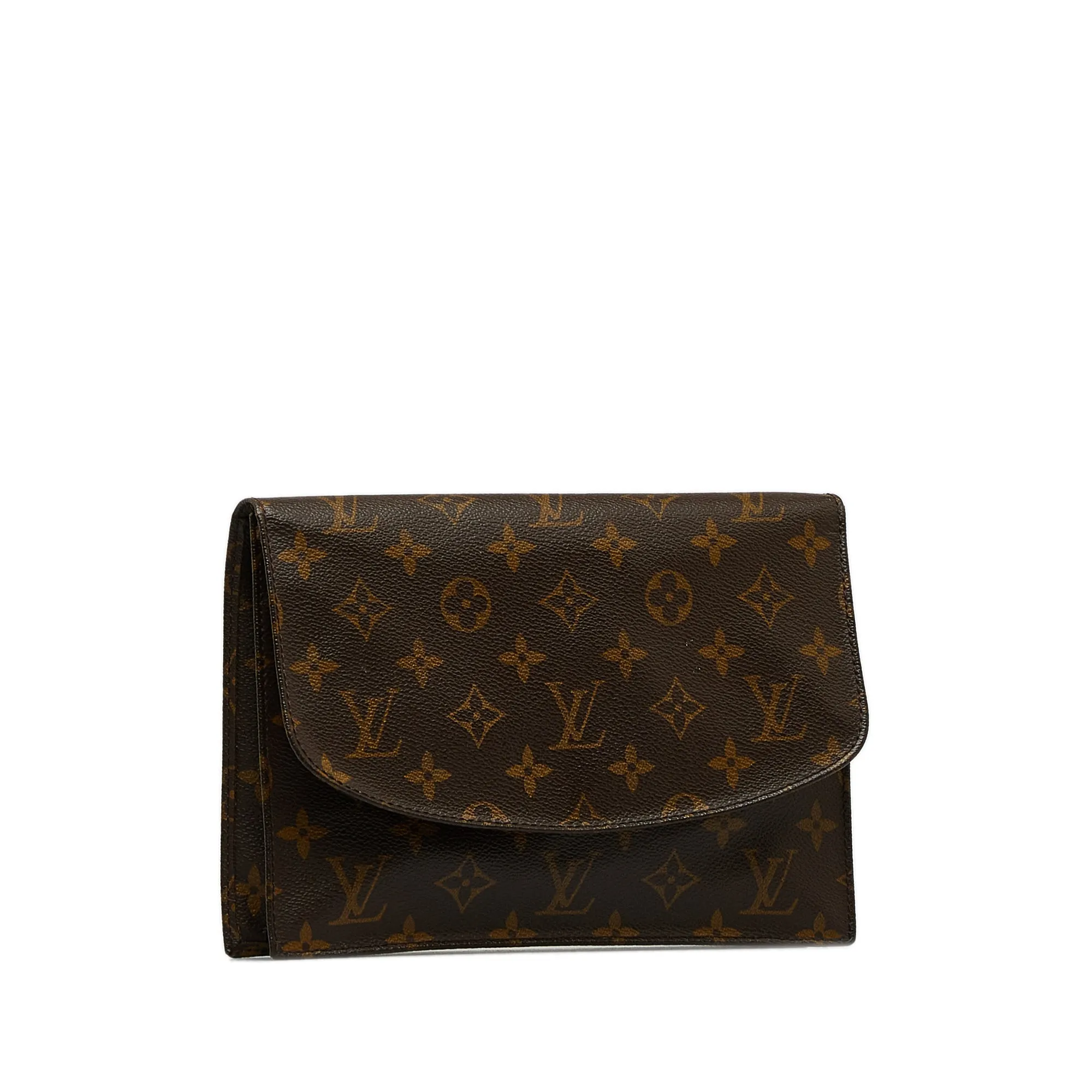 Brown Louis Vuitton Monogram Pochette Rabat 23 Clutch Bag