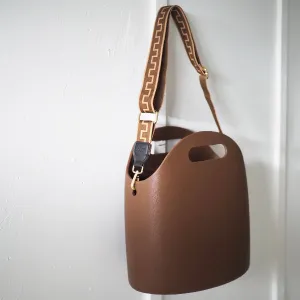 Bucket Bag - Cocoa   Cocoa Mini Key Strap