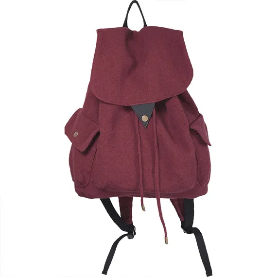 Canvas Casual Women Backpack Travel Shoulder Bag