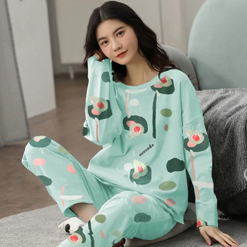 Christmas Pajamas Matching Family Pyjamas  Pajamas Suit Autumn Long Sleeve Cartoon Snoopy Pajamas for Women