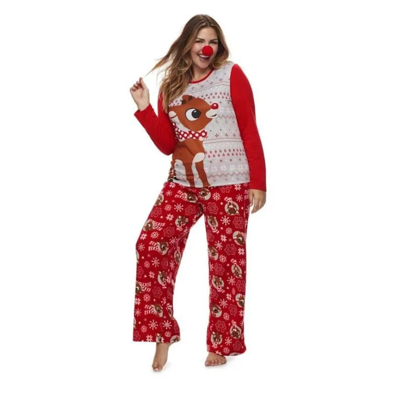 Christmas Pajamas Matching Family Pyjamas Red Set Men&Women&Kids&Baby Long Sleeve  Pajamas Sleepwear Nightwear