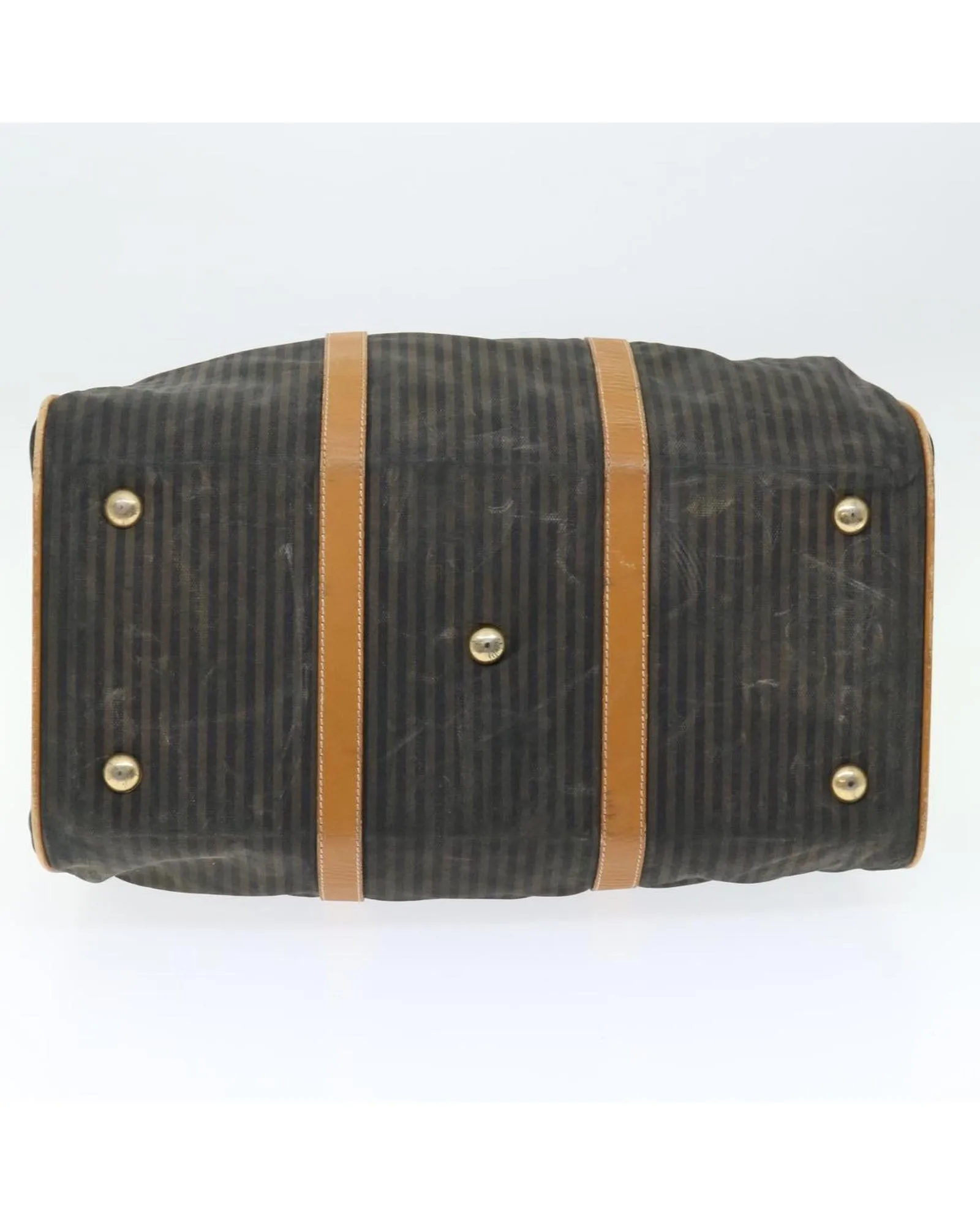 Coated Canvas Boston Bag with 2-Way Functionality