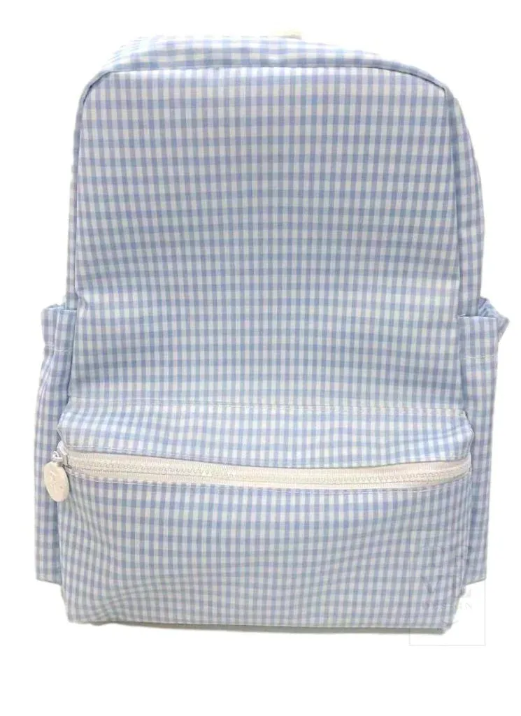 Coated Canvas Gingham Backpack