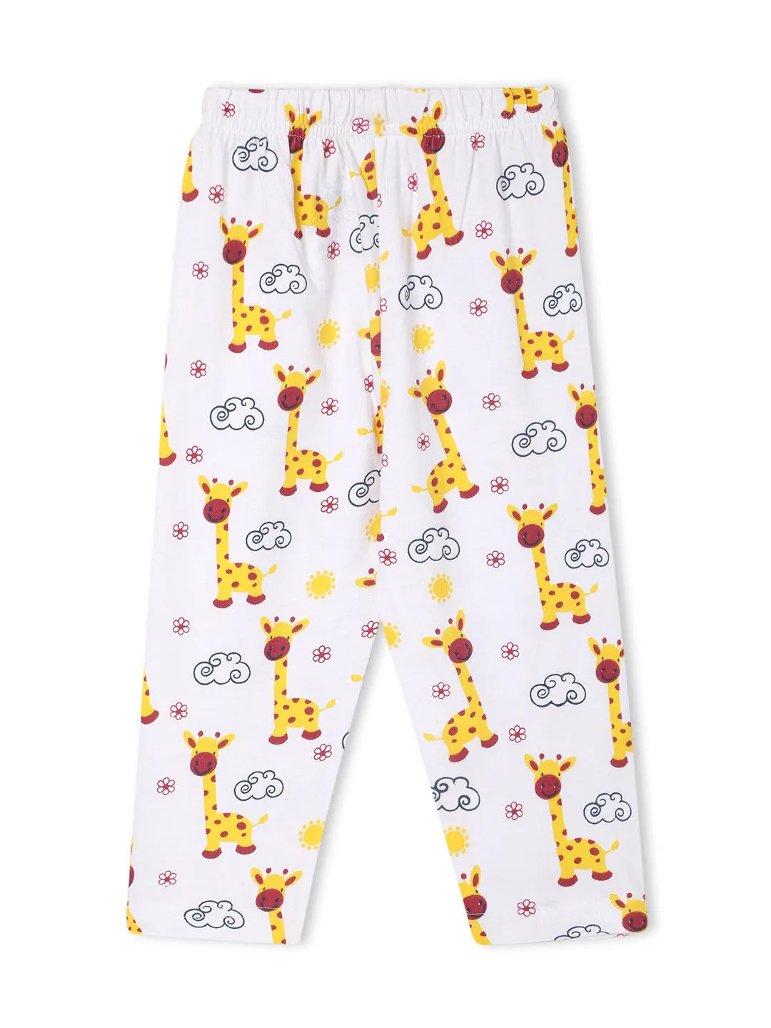 Combo of 2 Baby Pajama Sets - Tall as a Giraffe & Meow Meow