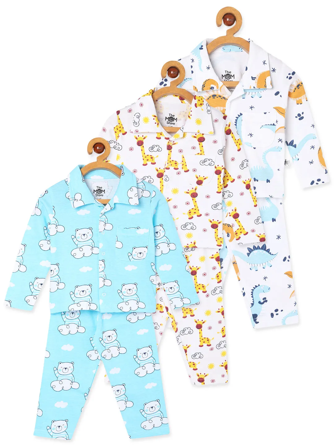 Combo of 3 Baby Pajama Sets - Option B