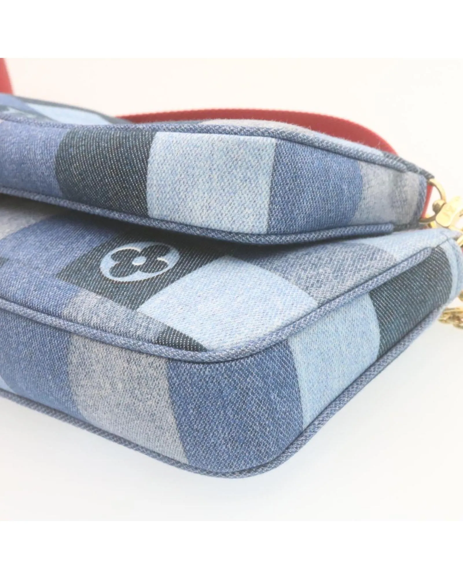 Denim Multi Pochette Accessoires Shoulder Bag - Louis Vuitton