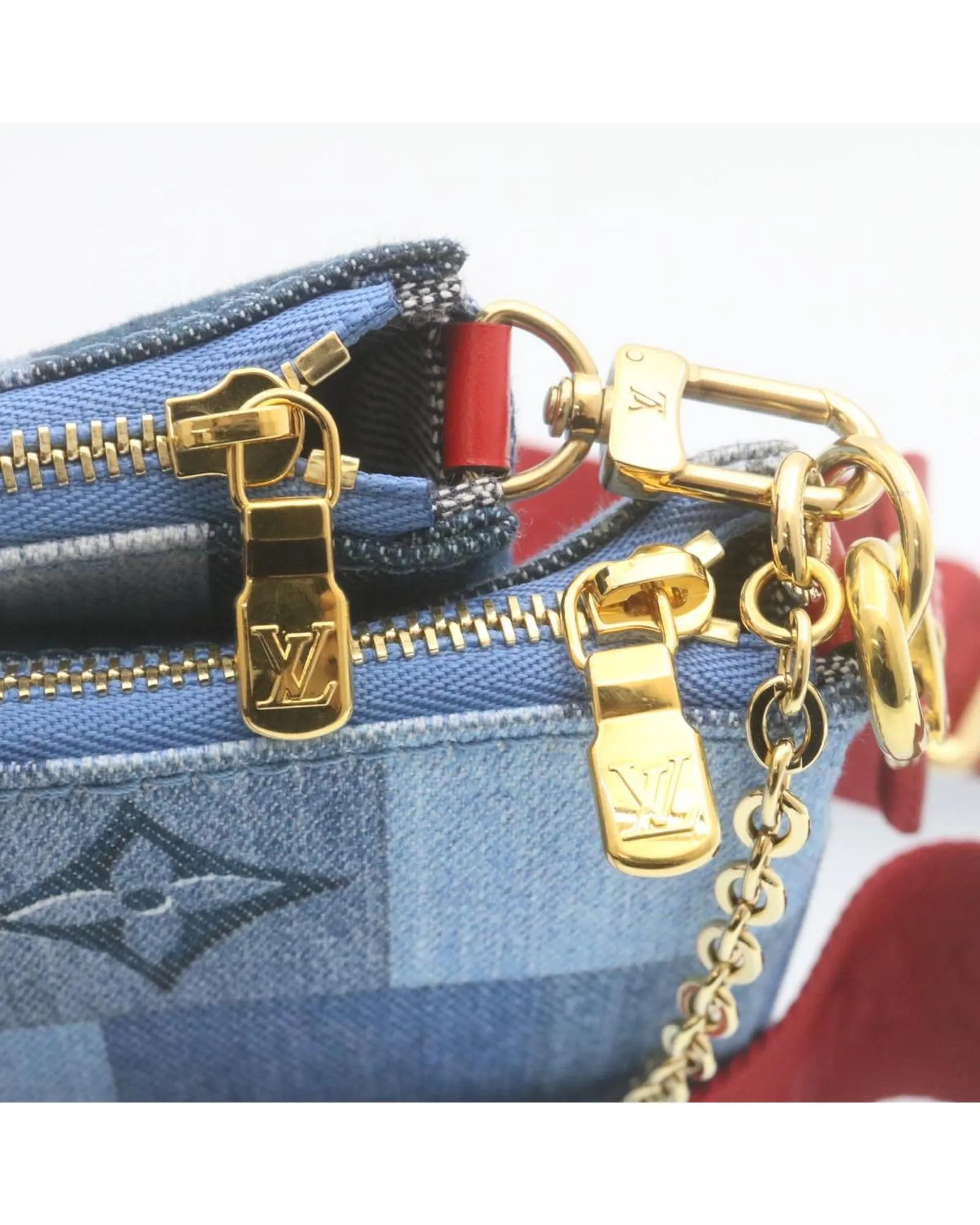 Denim Multi Pochette Accessoires Shoulder Bag - Louis Vuitton