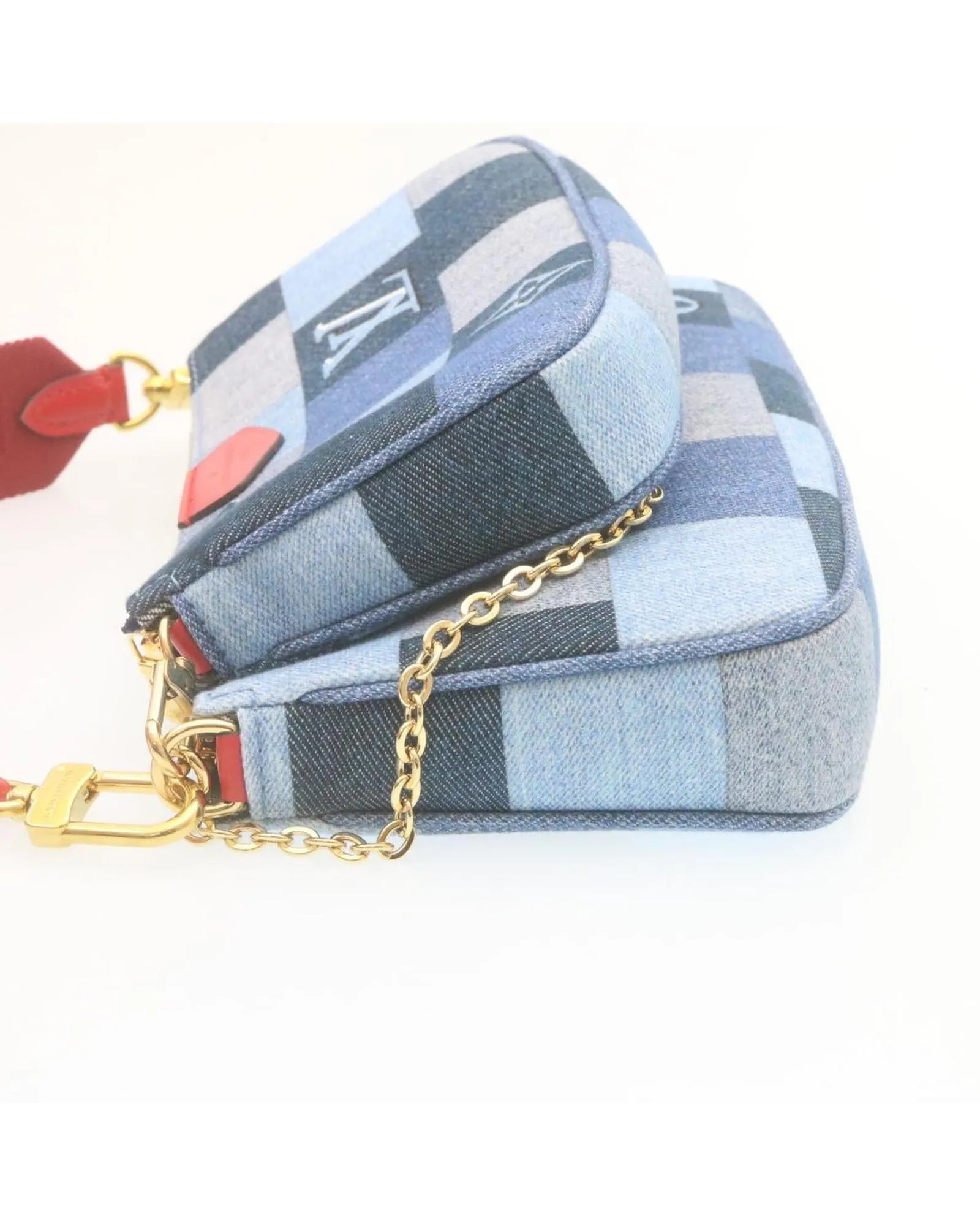 Denim Multi Pochette Accessoires Shoulder Bag - Louis Vuitton