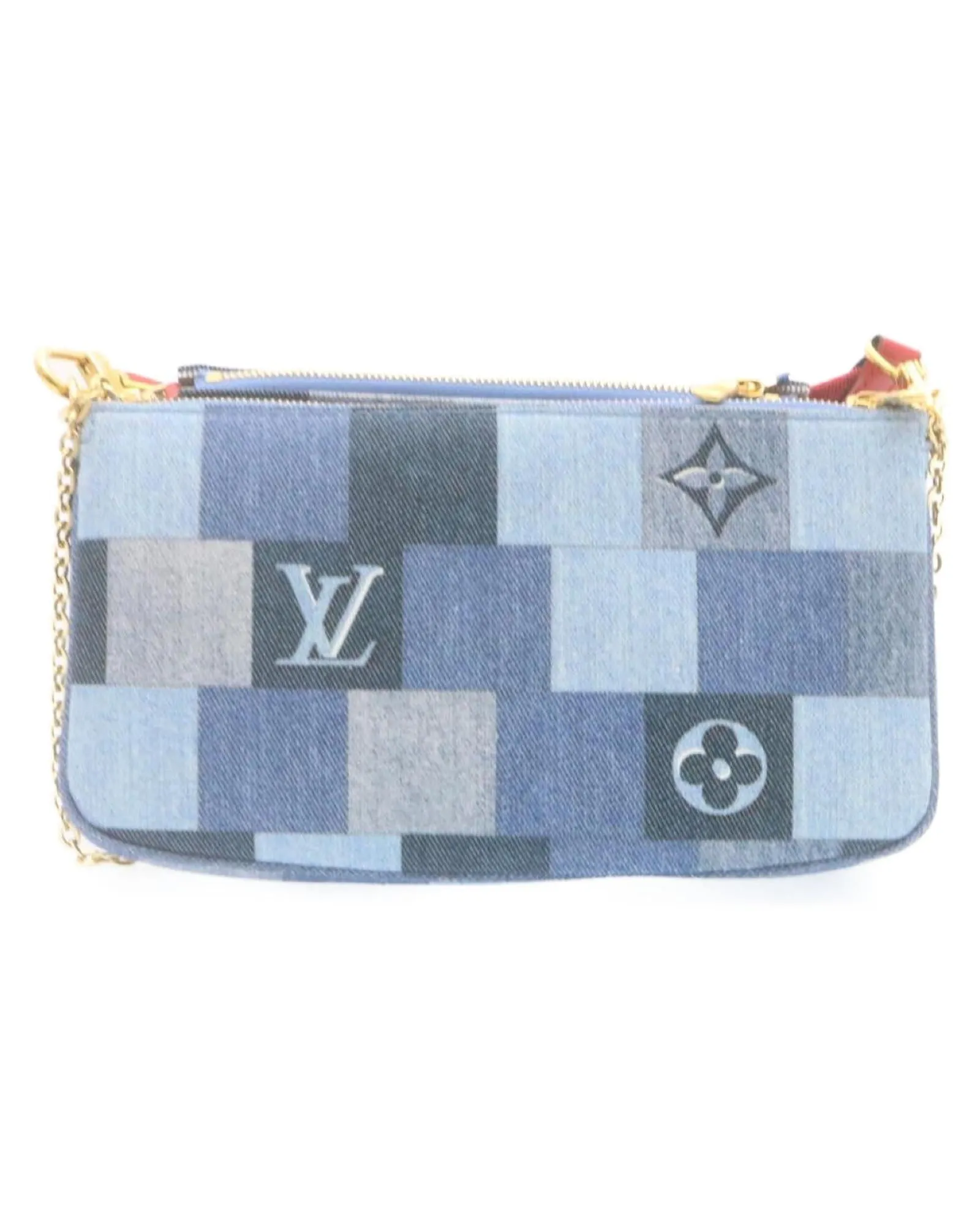 Denim Multi Pochette Accessoires Shoulder Bag - Louis Vuitton