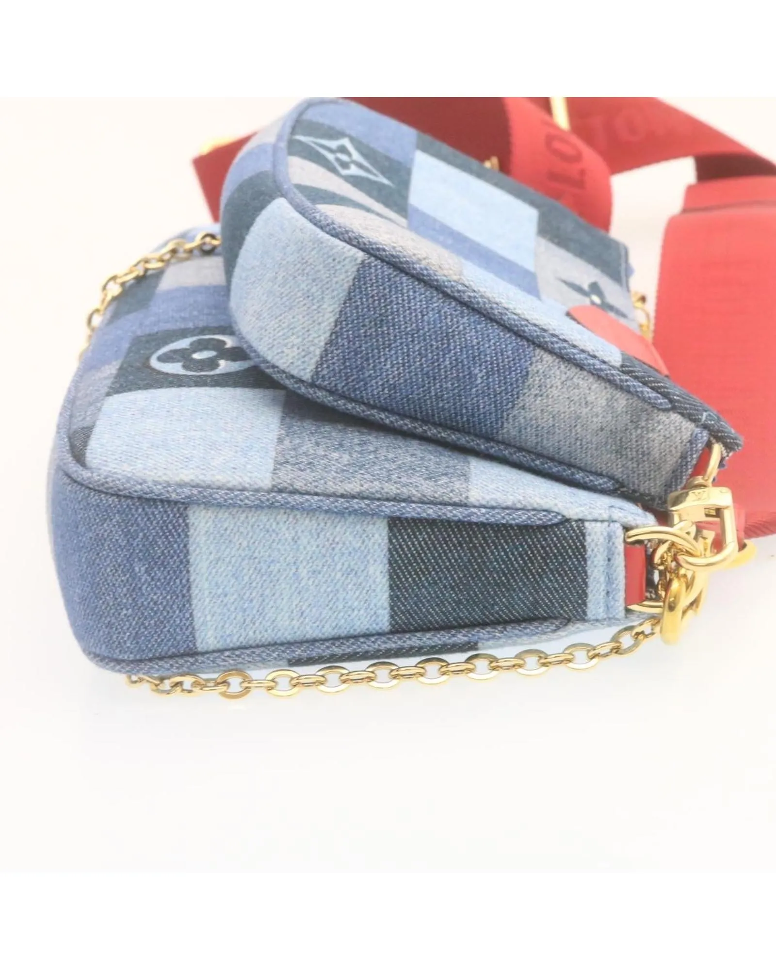 Denim Multi Pochette Accessoires Shoulder Bag - Louis Vuitton