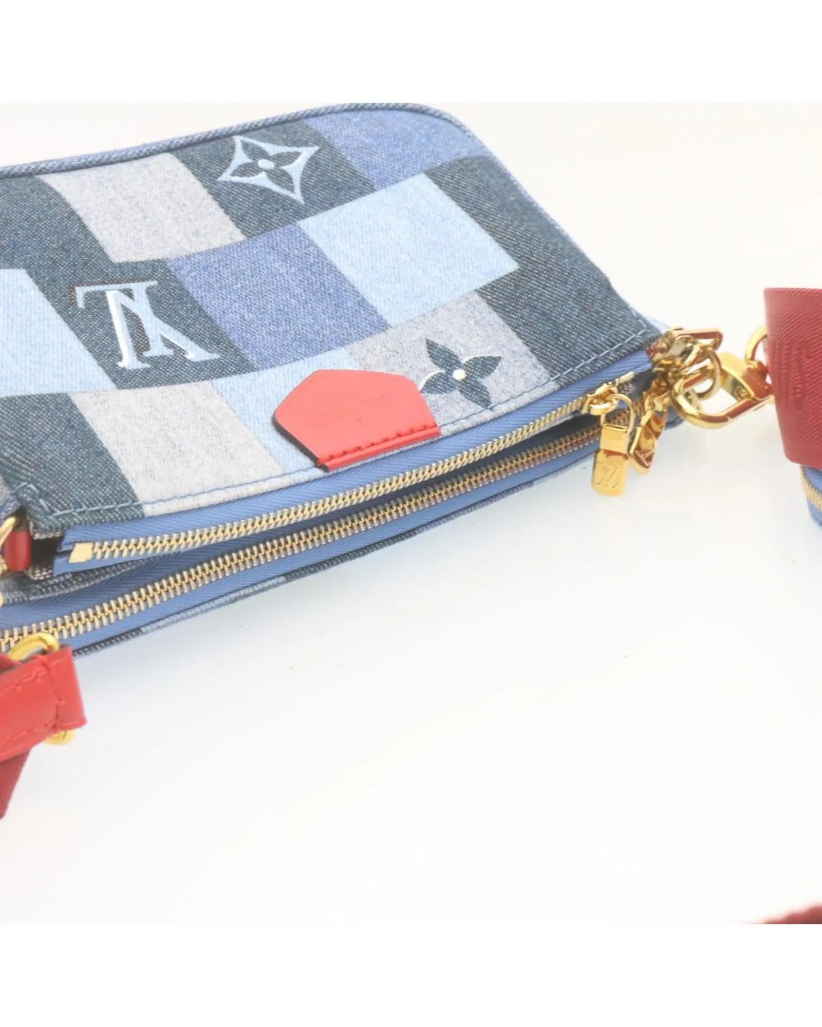 Denim Multi Pochette Accessoires Shoulder Bag - Louis Vuitton