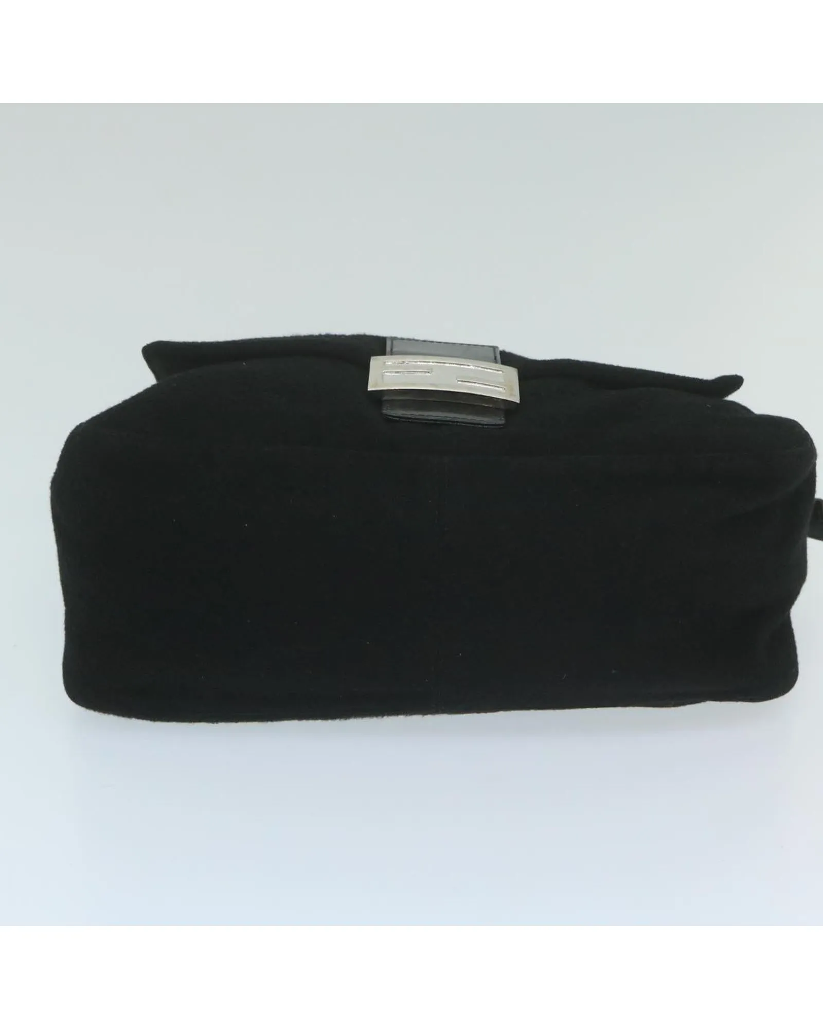 Felt Shoulder Bag with Adjustable Strap and Multiple Pockets - Italian Made