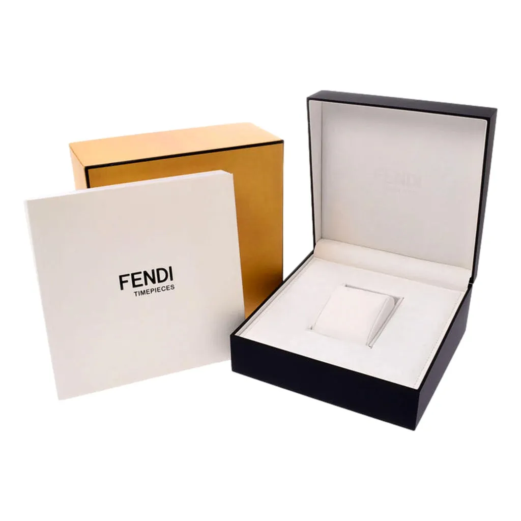 Fendi Fendimania Baguette Black Nylon Timepiece Watch