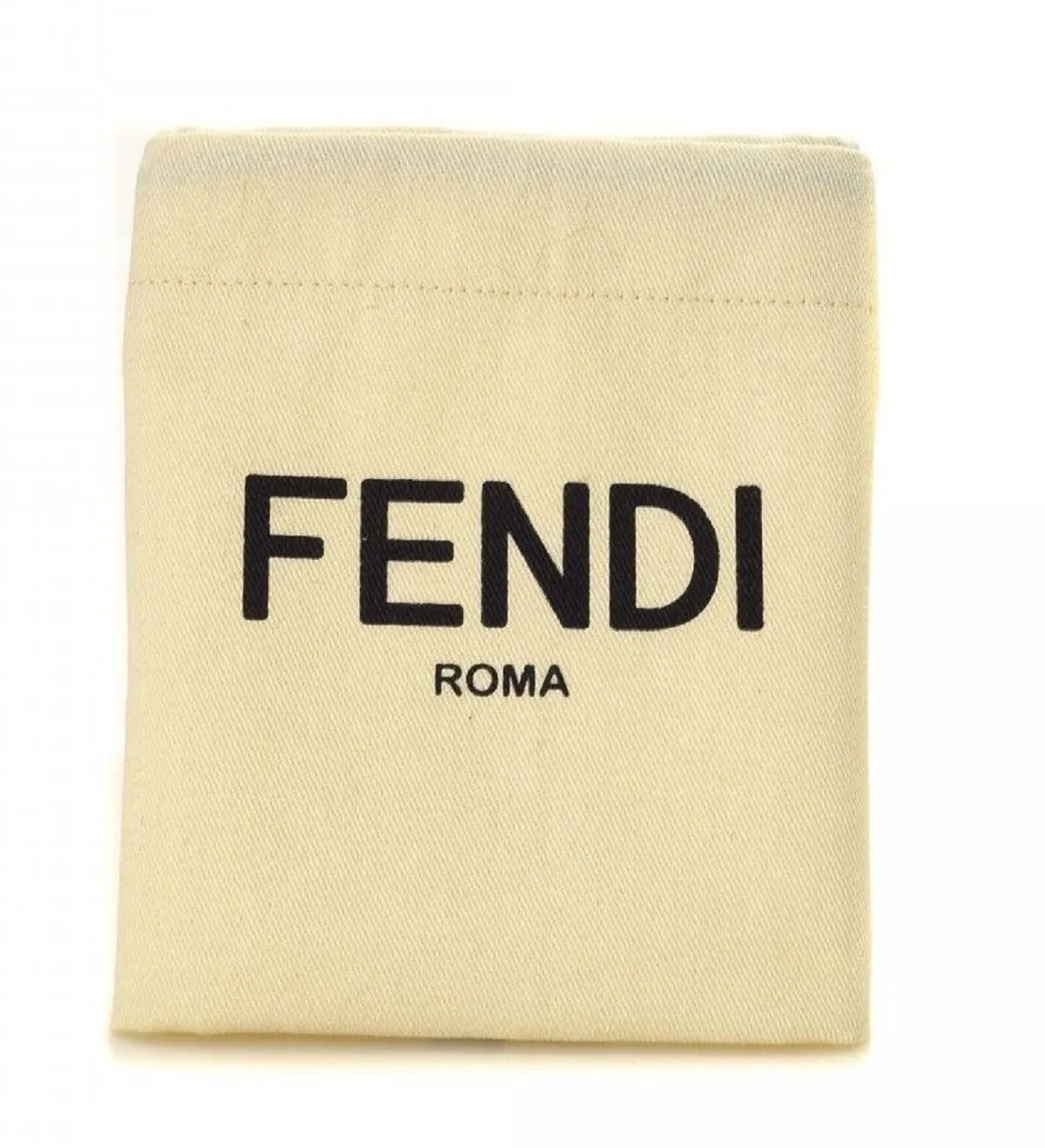 Fendi "FUN" Beige Multicolor Studded Mini Leather Shoulder Strap