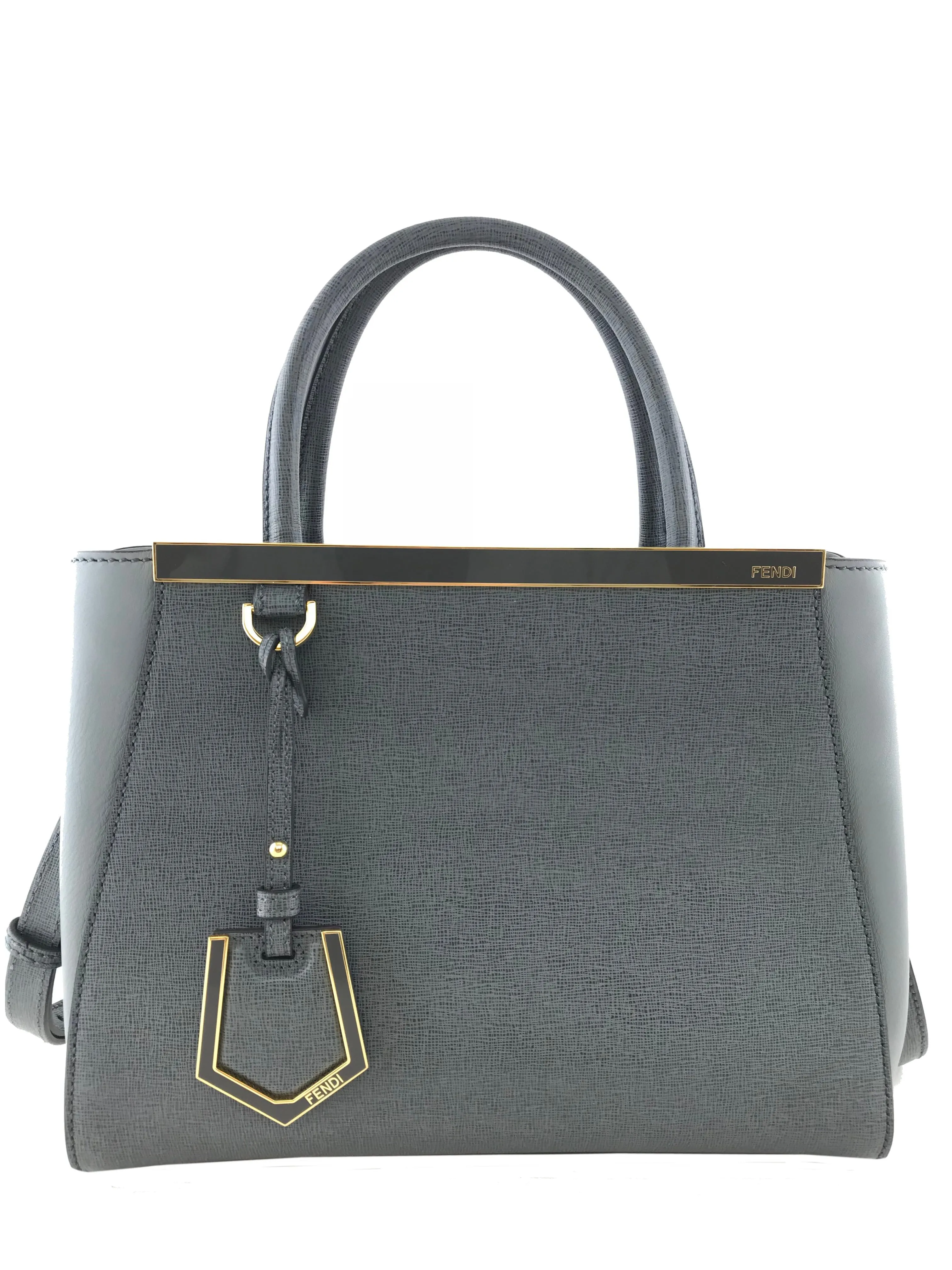 Fendi Vitello Elite Petite 2Jours Tote Bag