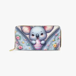 Long Type Zipper Purse - Easter - Koala