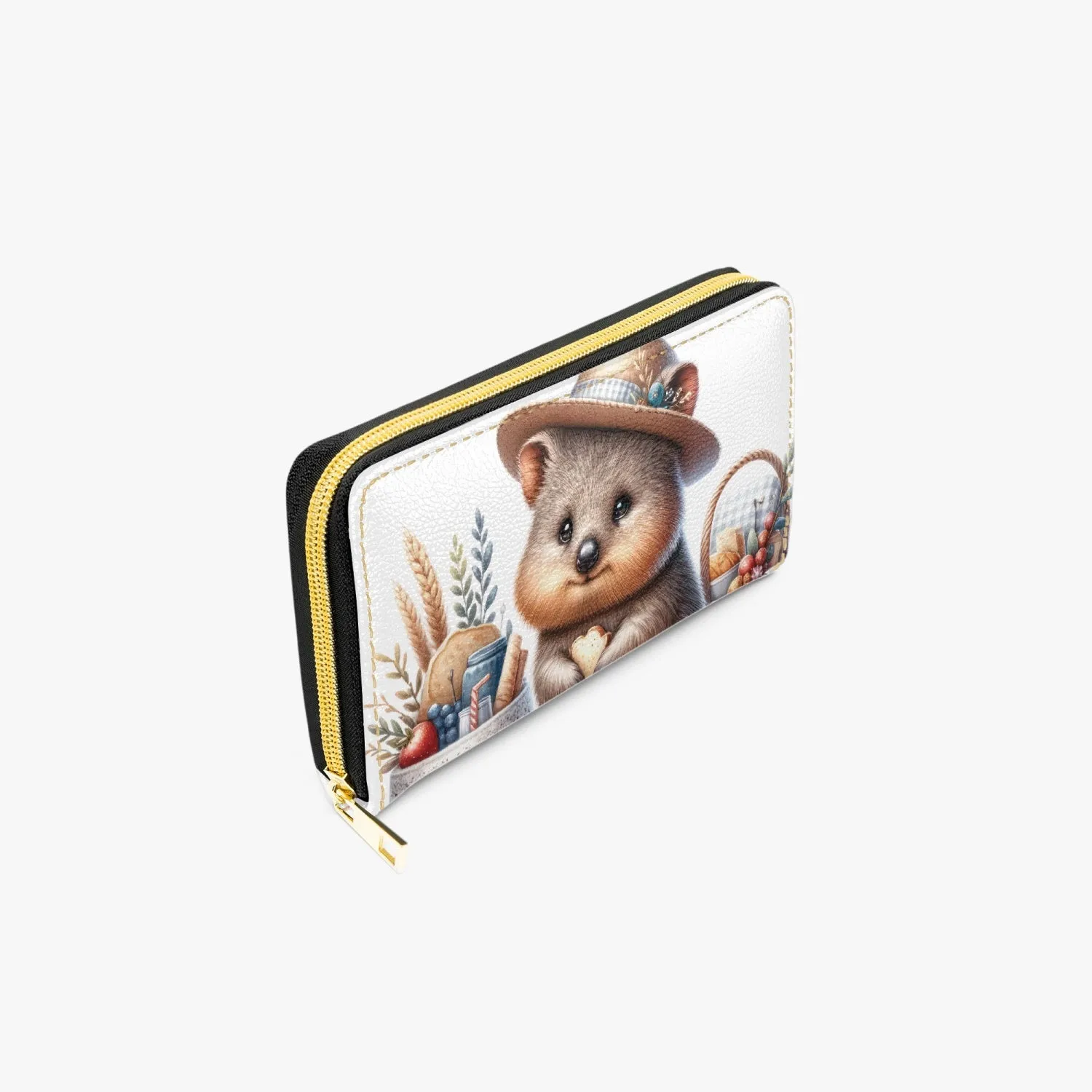 Long Type Zipper Purse, Quokka, awd-1332