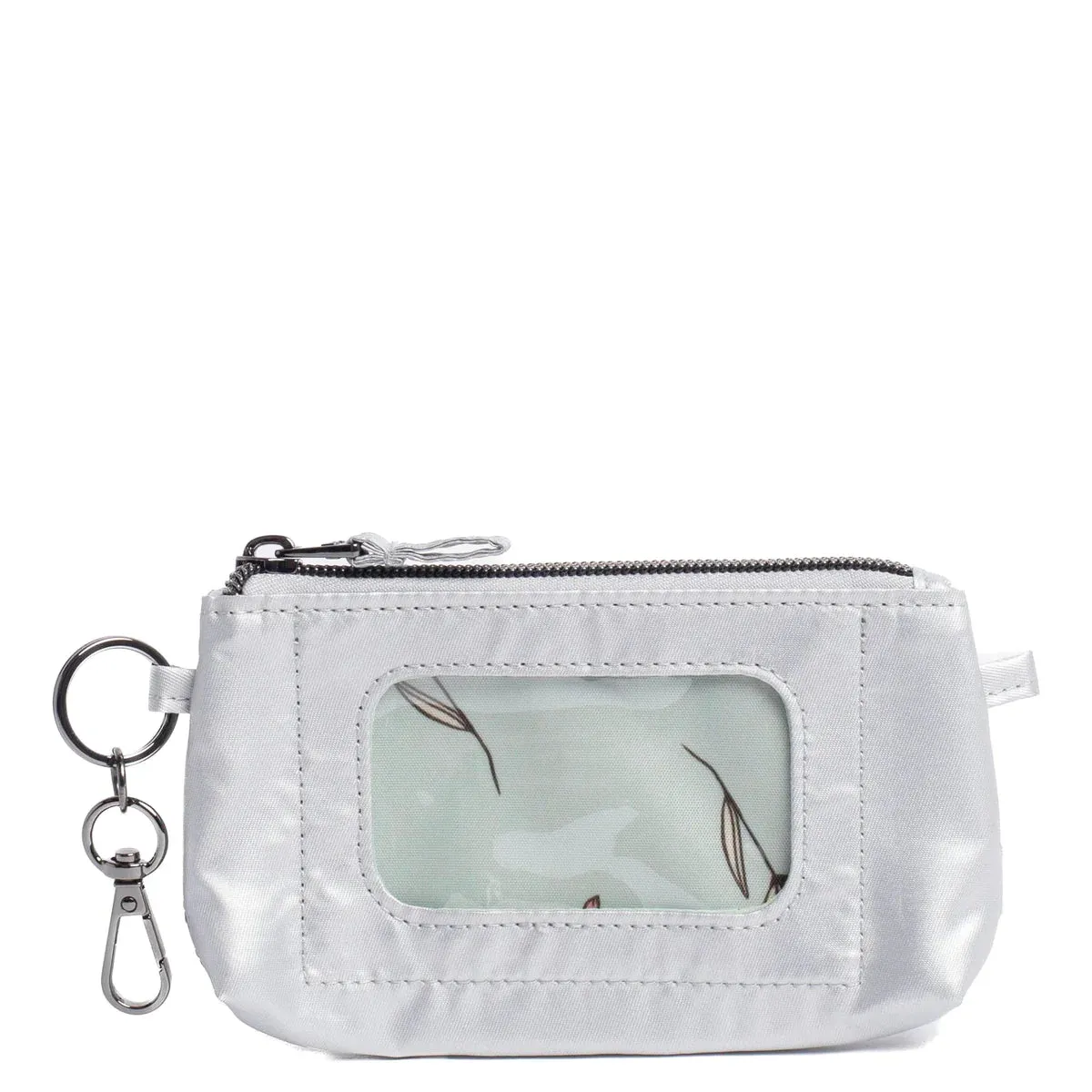 LUG Metro XL ID Pouch in Metallic Silver