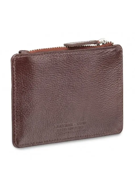 Mancini Leather Coin Purse/Credit Card Case RFID