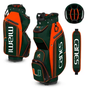 Miami Hurricanes WinCraft "The Bucket III" 14-Way Cooler Cart Golf Bag