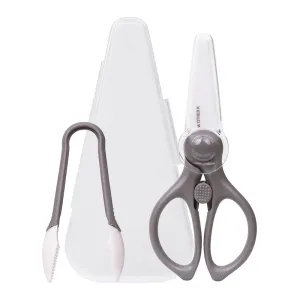 Mother-K Portable Ceramic Scissors with Tong Set