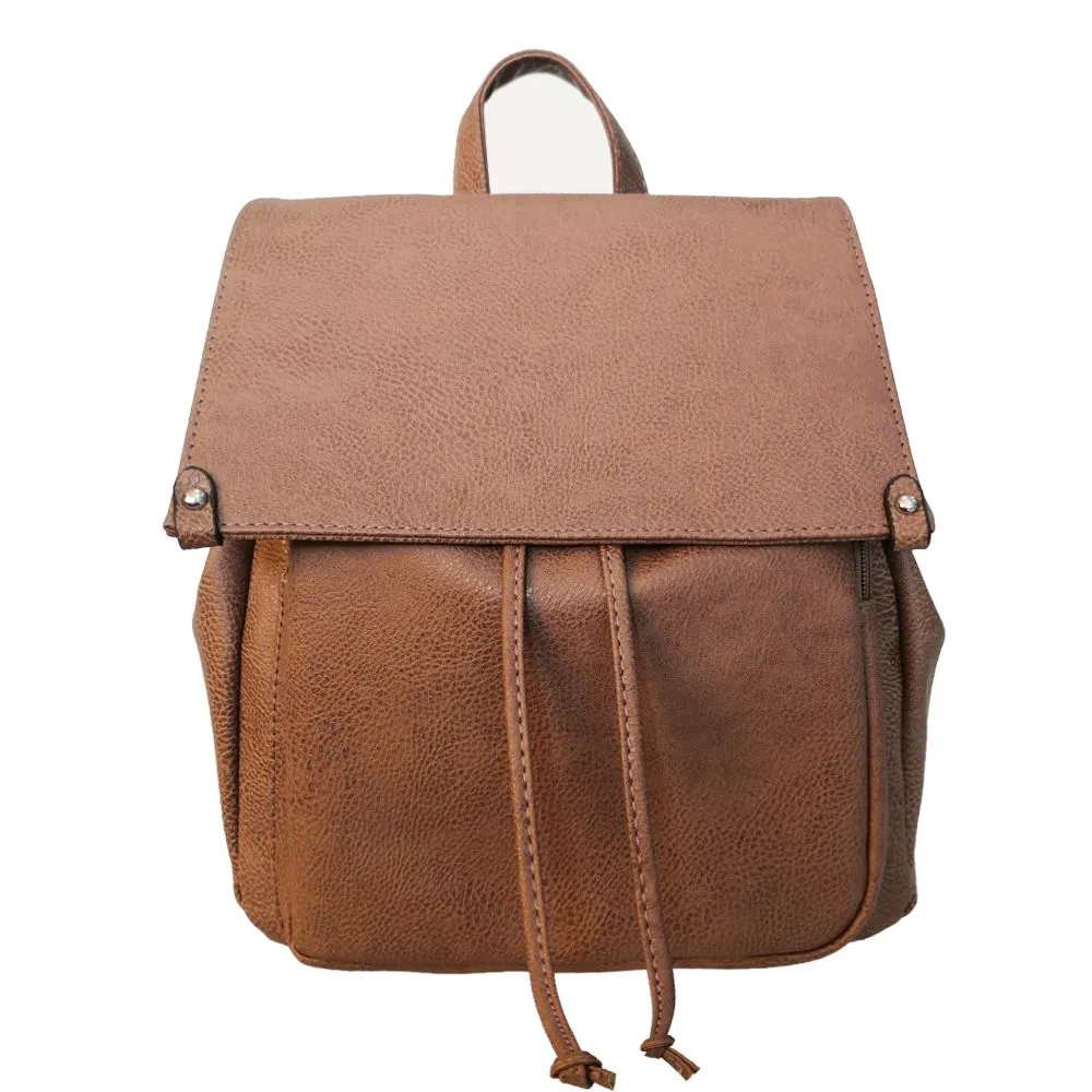 The Faux Leather Backpack