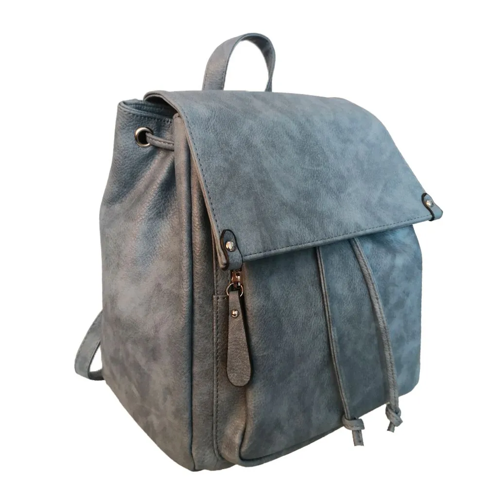 The Faux Leather Backpack