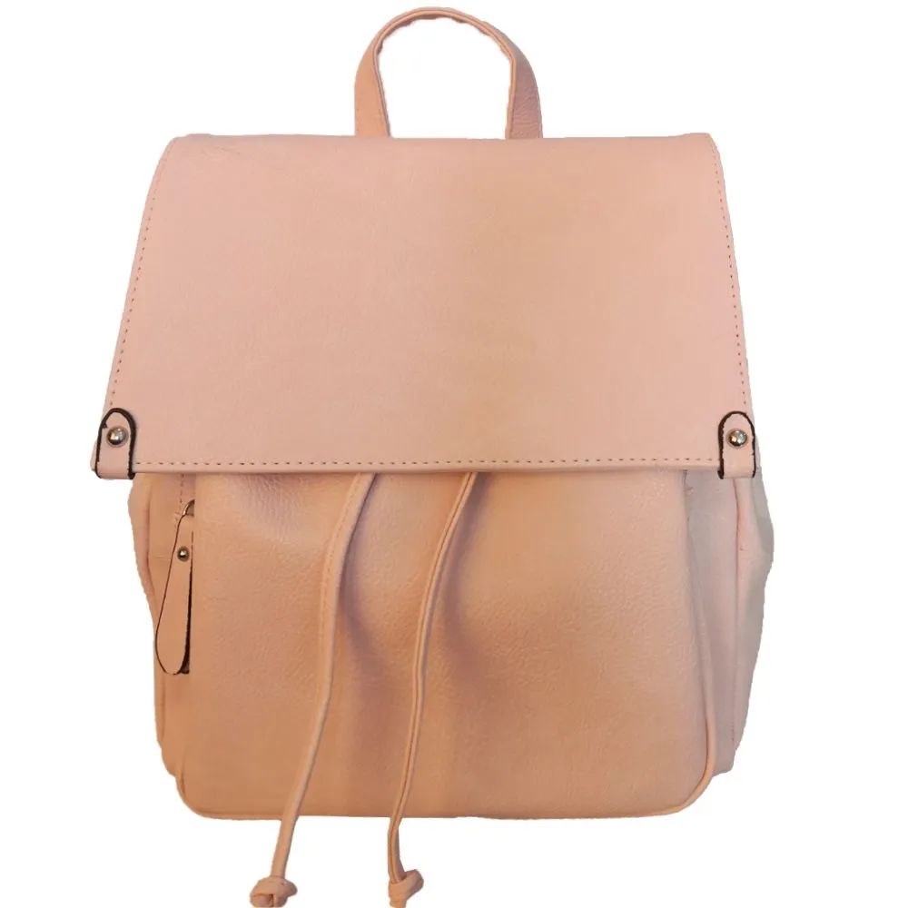 The Faux Leather Backpack