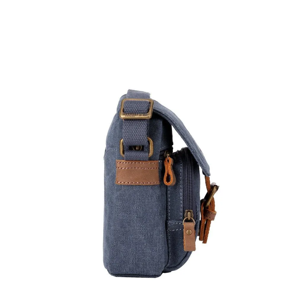 Troop London Classic Small Cross Body Bag - Blue