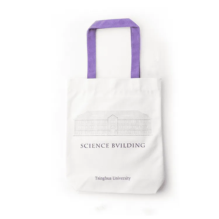 Premium Canvas Tote Bags from Tsinghua University with Durable Handles