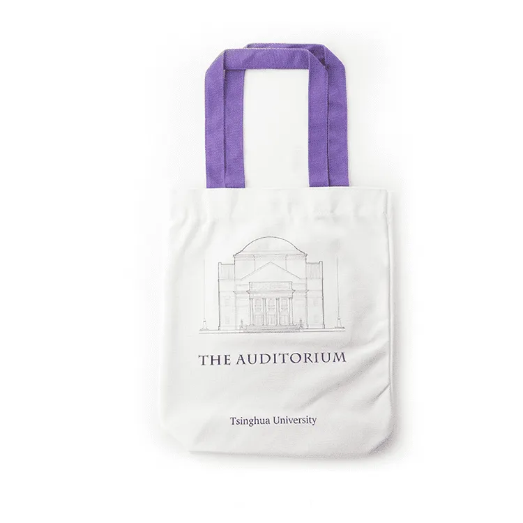 Premium Canvas Tote Bags from Tsinghua University with Durable Handles