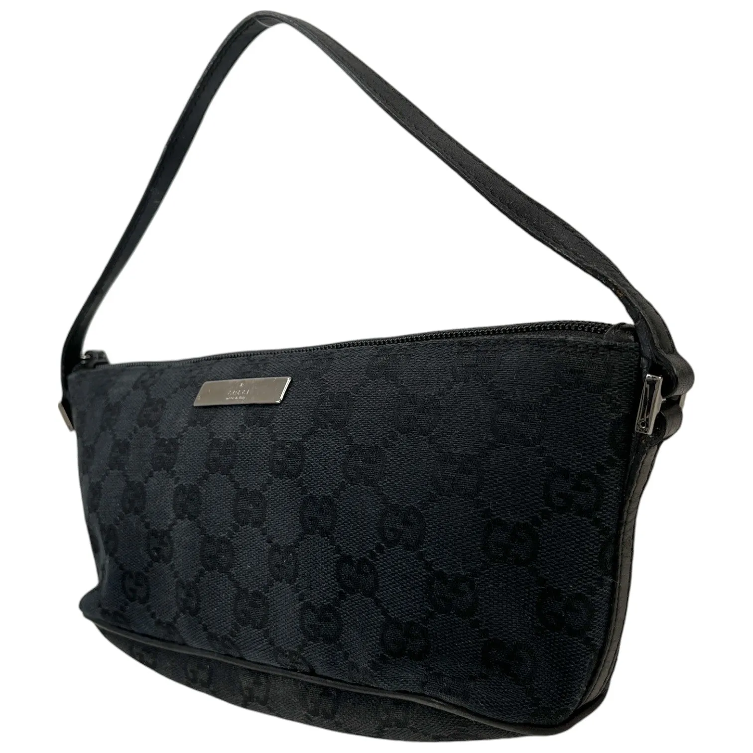 Women's Gg Supreme Boat Pochette Handbag Black