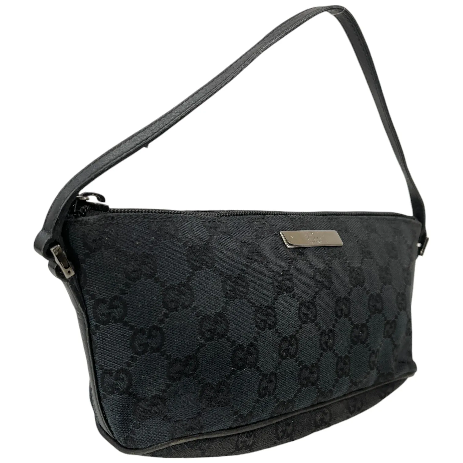 Women's Gg Supreme Boat Pochette Handbag Black