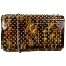 Women's Paloma Leopard Spike Clutch Burnt Orange